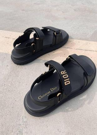 Жіночі сандалі  dior sandals black