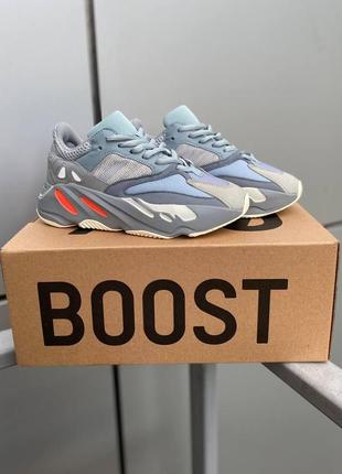 Мужские кроссовки  adidas yeezy boost 700 blue4 фото