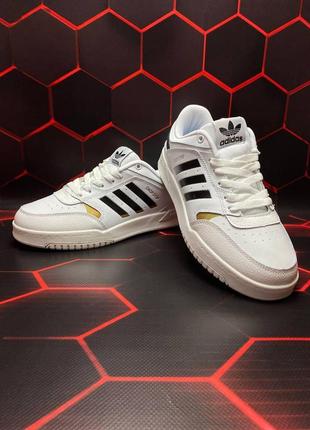 Мужские и женские кроссовки   adidas drop step white low адидас дроп степ