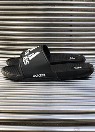 Мужские шлепанцы adidas black2 фото