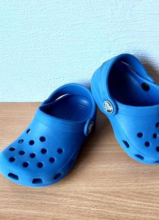 Классные кроксы сабо crocs с4-5 по стельке 13,5 см