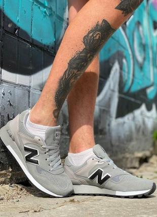 Nb new balance 577 grey3 фото