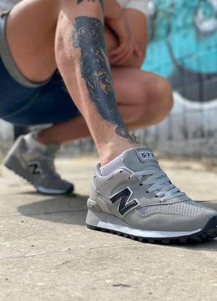 Nb new balance 577 grey4 фото