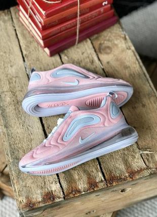 Женские кроссовки  nike air max 720 pink white