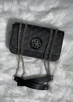 Сумочка guess zadie black/blue