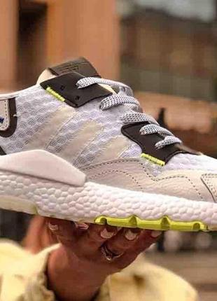 Чоловічі кросівки adidas nite jogger white