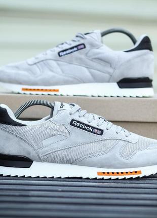 Мужские кроссовки  reebok classic grey3 фото