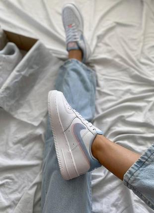 Женские кроссовки nike air force 1 pink найк аир форс форсы6 фото