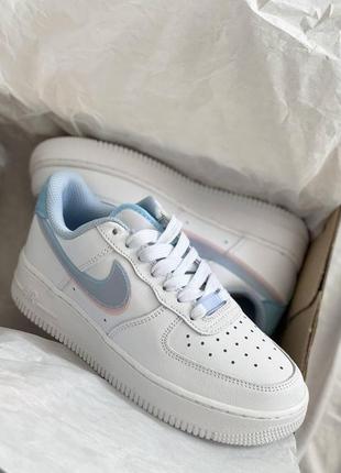 Женские кроссовки nike air force 1 pink найк аир форс форсы3 фото