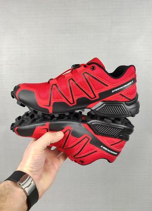 Чоловічі кросівки salomon speedcross grid red 41-4510 фото