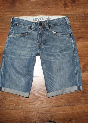 Стильні джинсові шорти levis1 фото