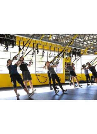 Петли trx fitness strap training suspension system (функциональный тренажер)4 фото