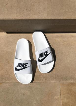 Шлепанцы nike benassi мужские, женские6 фото