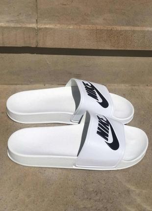 Шлепанцы nike benassi мужские, женские5 фото