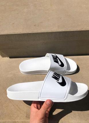 Nike benasssi white «black logo» 1