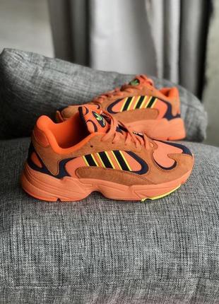 Женские кроссовки  adidas yung 1 orange6 фото