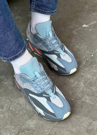 Чоловічі кросівки adidas yeezy boost 700 v1 inertia grey