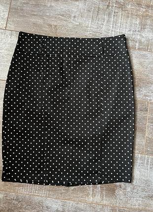 Спідниця олівець в горошок стрейч