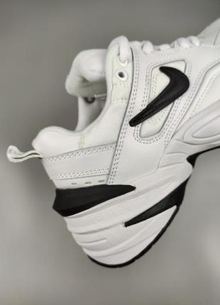 Кроссовки женские подростковые nike m2k tekno white black4 фото