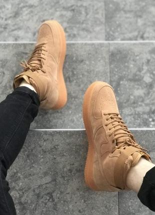 Мужские кроссовки  nike air force 1 high ’07 lv8 “flax"