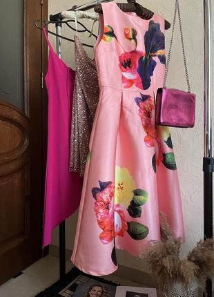Розовое платье для барби2 фото