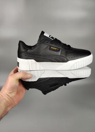 Кроссовки puma cali black женские подростковые