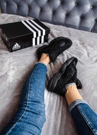 Женские кроссовки  adidas yung 1 black3 фото