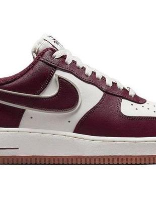 Мужские кроссовки  nike air force college pack night maroon