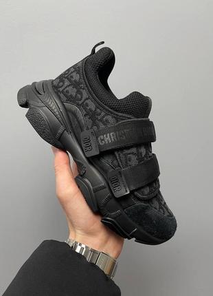 Женские кроссовки  dior d-wonder sneakers black