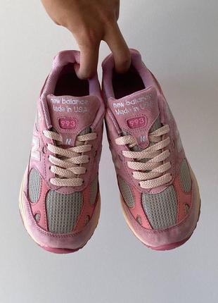 Женские кроссовки  new balance 993 pink8 фото