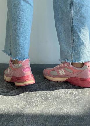 Женские кроссовки  new balance 993 pink4 фото