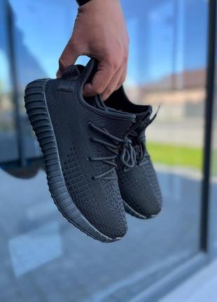 Мужские кроссовки  adidas yeezy boost 350 v2 black 2