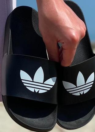 Шлепанцы женские  adidas black