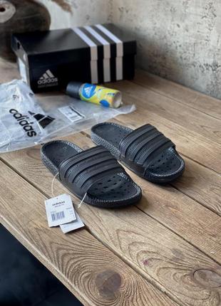 Мужские шлепанцы adidas adilette black3 фото