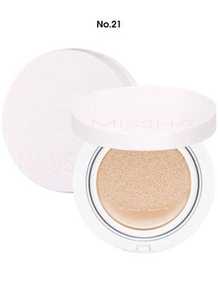 Кушон (№21) missha magic cushion cover lasting spf50+/pa+++