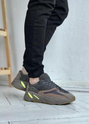 Мужские и женские кроссовки   adidas yeezy boost 700 v1  адидас изи буст1 фото