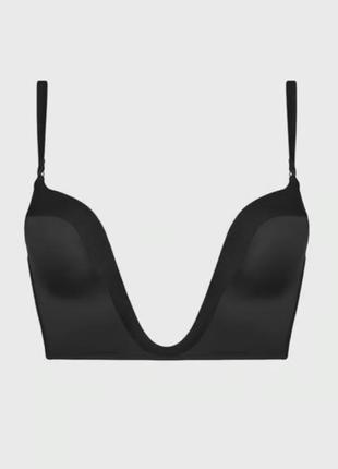 Лиф wonderbra бюсгальтер для глубокого декольте черный балконет2 фото