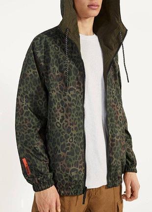 Куртка ветровка двухстороняя bershka оригинал