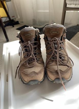 Треккинговые кроссы боты кроссовки meindl gore-tex brown boots5 фото