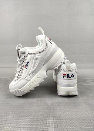 Кроссовки женские подростковые fila disruptor ii white 36-406 фото