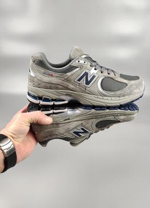 Мужские кроссовки new balance 2002r navy gray