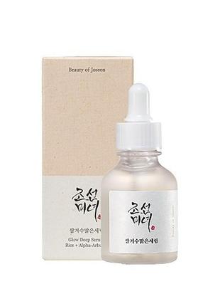 Сироватка для рівного тону та сяйва beauty of joseon glow deep serum rice and alpha arbutin, 30 мл