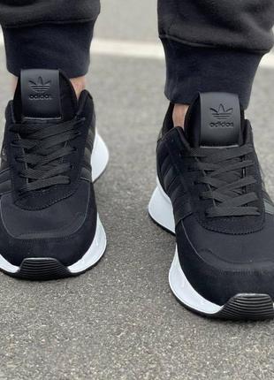 Мужские кроссовки adidas black4 фото