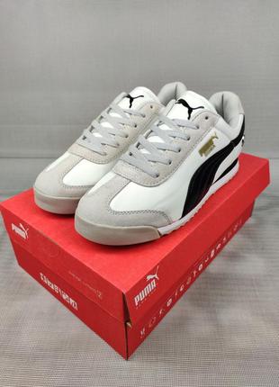 Кроссовки puma bmw mms roma gray мужские3 фото