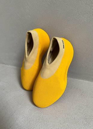 Кроссовки женские adidas knit rnr yellow