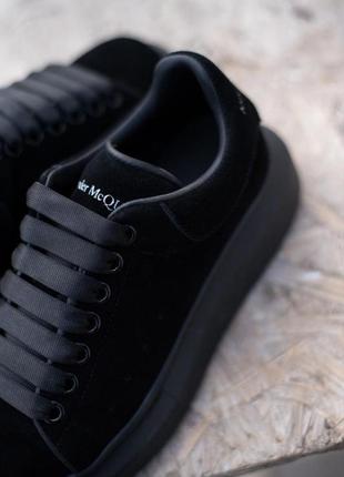 Женские кроссовки alexander mcqueen low larry black 36 фото