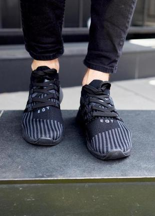 Чоловічі кросівки adidas equipment support mid adv primeknit black2 фото