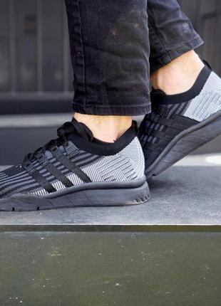 Чоловічі кросівки adidas equipment support mid adv primeknit black3 фото