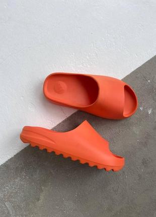 Шлепанцы женские  adidas yeezy slide orange 27 фото