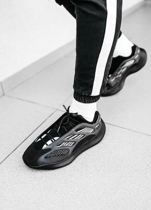 Мужские / женские кроссовки  adidas yeezy boost 700 v3 black alvah8 фото